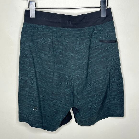LULULEMON T.H.E. Short Linerless 7" Amplified Dark Emerald Green Sz S {ZZ14} - Picture 5 of 7